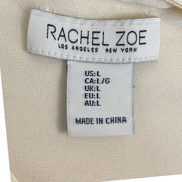 Rachel Zoe satin cami rhinestone bow accent top - Picture 4 of 6